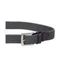 Men's Two-Tone Stretch Braided Web Belt
