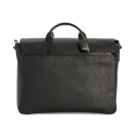 Men's Pebble Faux-Leather Leo Messenger Bag