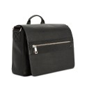 Men's Pebble Faux-Leather Leo Messenger Bag
