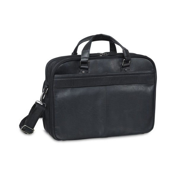 Buffalo Collection Expandable Double Compartment Laptop/ Tablet Briefcase Buffalo Collection Expandable Double Compartment Laptop/ Tablet Briefcase