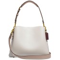 Pebble Leather Willow Shoulder Bag with Convertible Straps