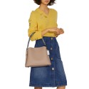 Pebble Leather Willow Shoulder Bag with Convertible Straps