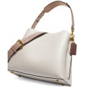 Pebble Leather Willow Shoulder Bag with Convertible Straps