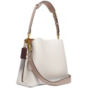 Pebble Leather Willow Shoulder Bag with Convertible Straps