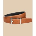 Men's Textured Reversible Leather Belt