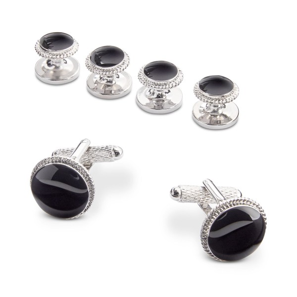 Baroque Cuff Links & Stud Set