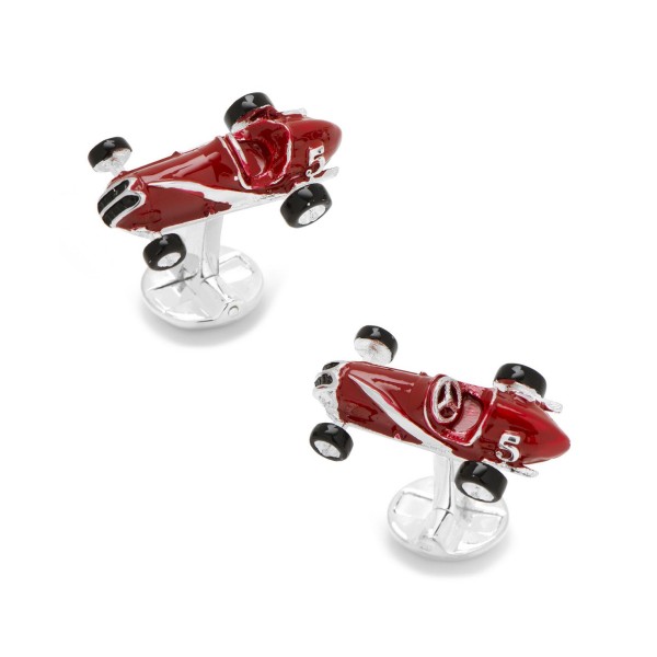 3D Vintage Race Car Cufflinks